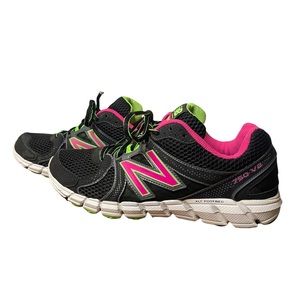 New Balance 750 v2 Black Pink Running Shoes Sneakers Women’s Size 9.5 B